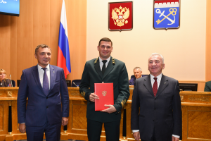 Поздравления у Губернатора Ленинградской области