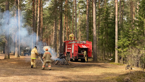 На защите леса от пожаров
